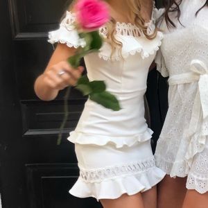 White Saints + Secrets Dress